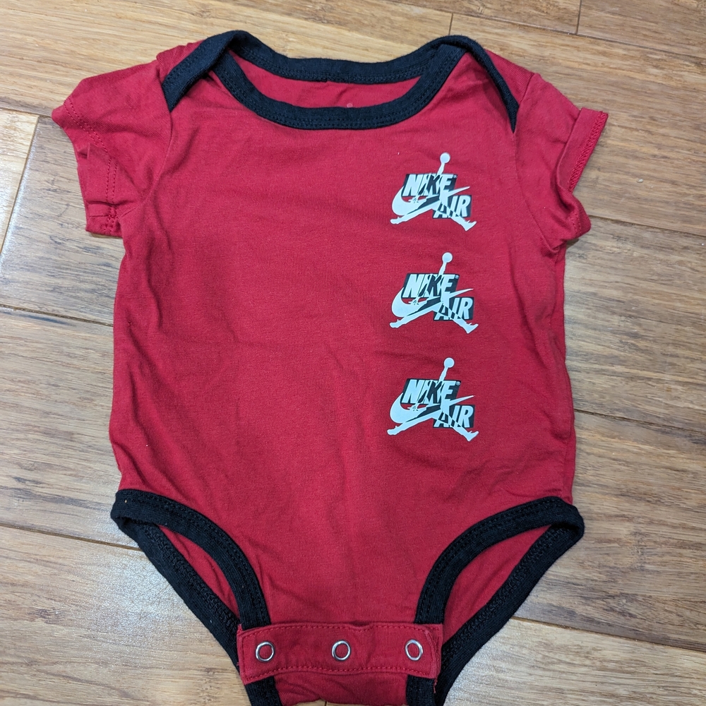 Nike Air Jordan 3 month short sleeve onesie